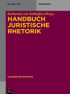 cover image of Handbuch Juristische Rhetorik
